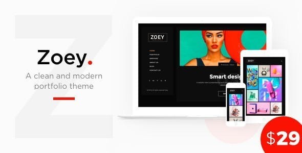 Zoey - Portfolio WordPress Theme Logo