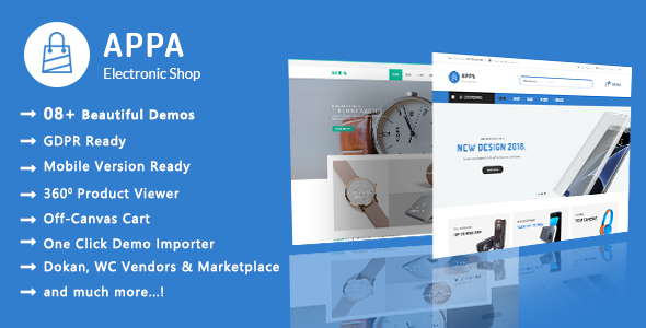 Appa | Electronics & Watches WooCommerce WordPress Theme Logo